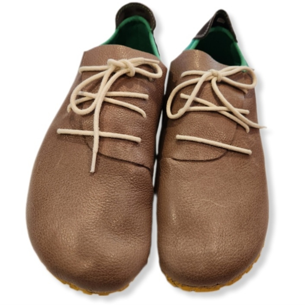 OTZ1 SPRSLCK UNISEX LEATHER LACE UP SHOE SMOKE/SULPHUR EUR 44 US M/11 W/14 #1076